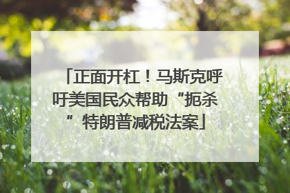 正面开杠！马斯克呼吁美国民众帮助“扼杀”特朗普减税法案