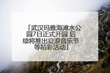 武汉玛雅海滩水公园7日正式开园 后续将推出夏浪音乐节等精彩活动