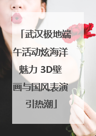 武汉极地端午活动炫海洋魅力 3D壁画与国风表演引热潮