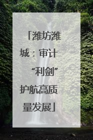 潍坊潍城：审计“利剑”护航高质量发展