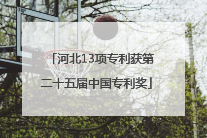 河北13项专利获第二十五届中国专利奖
