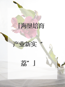 海垦培育产业新实“荔”