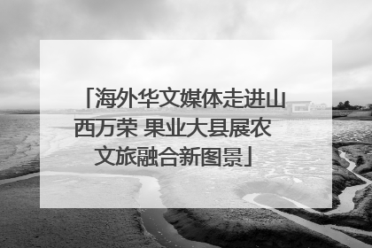 海外华文媒体走进山西万荣 果业大县展农文旅融合新图景