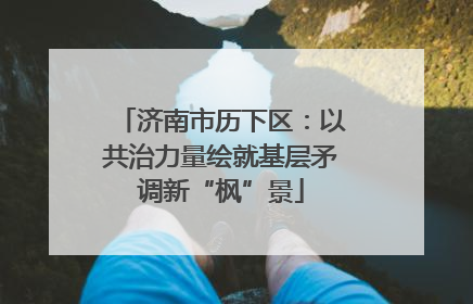 济南市历下区：以共治力量绘就基层矛调新“枫”景