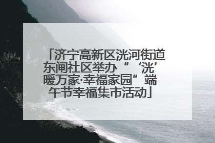 济宁高新区洸河街道东闸社区举办“‘洸’暖万家·幸福家园”端午节幸福集市活动
