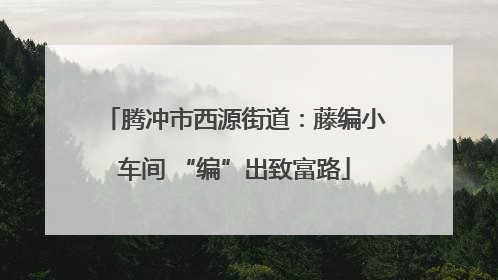 腾冲市西源街道：藤编小车间 “编”出致富路