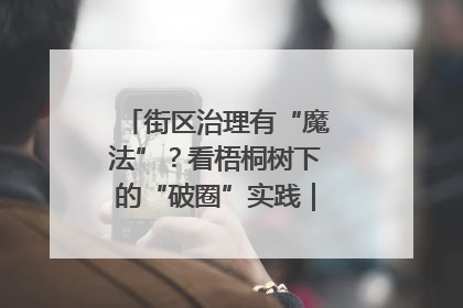 街区治理有“魔法”？看梧桐树下的“破圈”实践｜我在街区当书记