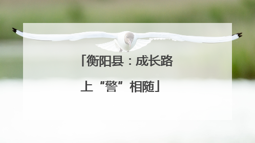 衡阳县：成长路上“警”相随