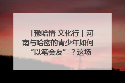 豫哈情 文化行｜河南与哈密的青少年如何 “以笔会友”？这场书画展藏着答案