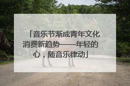 音乐节渐成青年文化消费新趋势——年轻的心，随音乐律动