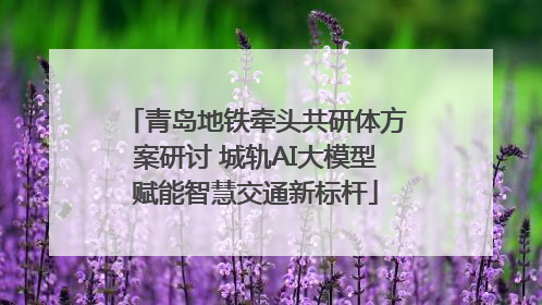 青岛地铁牵头共研体方案研讨 城轨AI大模型赋能智慧交通新标杆