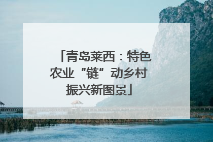 青岛莱西：特色农业“链”动乡村振兴新图景