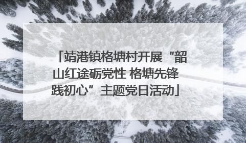 靖港镇格塘村开展“韶山红途砺党性 格塘先锋践初心”主题党日活动