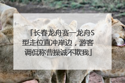 长春龙舟赛一龙舟S型走位直冲岸边，游客调侃称曹操诚不欺我