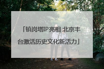 镇岗塔IP亮相 北京丰台激活历史文化新活力