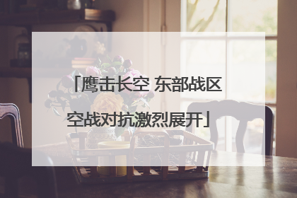鹰击长空 东部战区空战对抗激烈展开