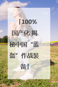 100%国产化 揭秘中国“蓝盔”作战装备