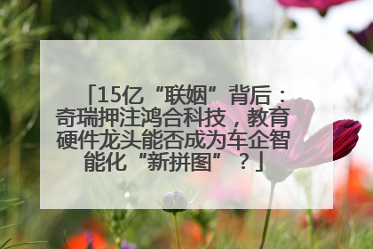 15亿“联姻”背后：奇瑞押注鸿合科技，教育硬件龙头能否成为车企智能化“新拼图”？
