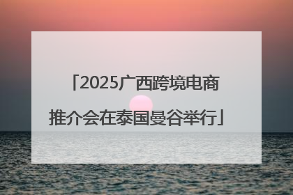 2025广西跨境电商推介会在泰国曼谷举行