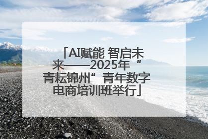 AI赋能 智启未来——2025年“青耘锦州”青年数字电商培训班举行