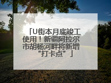 U街本月底竣工使用！新疆阿拉尔市胡杨河畔将新增“打卡点”